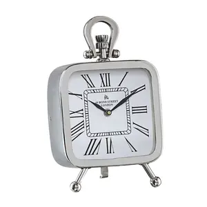 ขายส่ง vintage square นาฬิกา-ขายส่งบ้านโมเดิร์น Vintage Square โลหะนาฬิกาตั้งโต๊ะสำหรับตกแต่งบ้าน