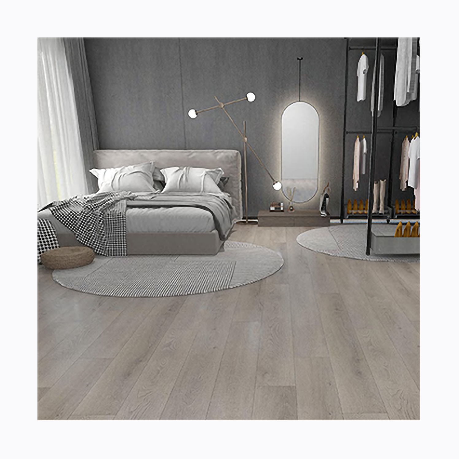 MV86264-002 de plancher de clic de SPC