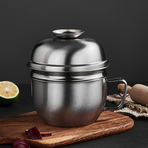 Stainless Steel <b>Lunch</b> <b>Box</b> With Lid Round 304 Food Container For Students And Office Use - Product Image 1