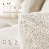 OEM Modernes Gepolstertes Komprimiertes Sofa ODM Modulares Cloud-Cord-Sofa Luxuriöses Knochenloses L-förmiges Schlafsofa in einer Box