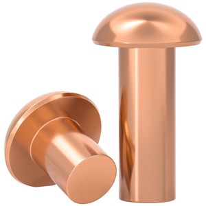 Pure Copper Rivet M2 M3 M4 M5 M6 M8 Semi Round Head Solid Copper Nail For Connectors And Shelf Supports - Product Image 1