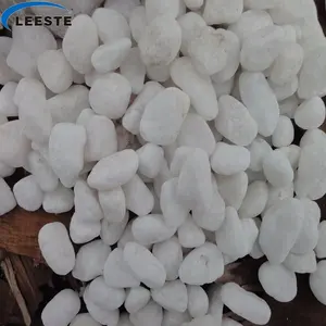 工厂销售天然白色圆石石英鹅卵石