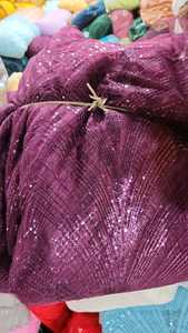 Excellent Quality Wedding Party Occasion Dress Material Sequence <b>Net</b> <b>Fabric</b> for Sale From Indian Supplier - Product Image 2