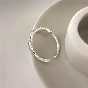 Bijoux en argent sterling 925 Bague en émail bleu menthe de la série Ice <span class=keywords><strong>Lake</strong></span> Texture givrée Conception de colle à goutte pour les fêtes de mariage - Product Image 5