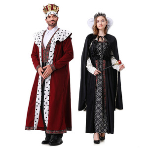 Disfraces de Rey y Reina Yi Xiaoyi, trajes de cosplay medievales para adultos para fiesta de Halloween - Product Image 1