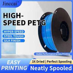 Filament PETG JINCCAI 1kg Poids Net, Numéro de Modèle PETG 1.75mm, Matériau 100% Vierge, Multicolores, pour Imprimantes 3D FDM, Tiges en Plastique PETG - Product Image 2