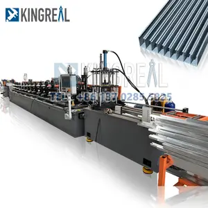 Baffle Ceiling Suspended False Ceiling System Roll Forming Machine T Grid Acoustic Metal Ceiling Tiles Production Line With CE