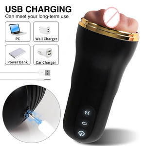 Dispositivo di masturbazione maschile per Trainer automatico per aerei con stampo a vibrazione morbida - Product Image 3