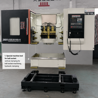 Machine CNC Spécialisée pour le Fraisage de Boules et de Surfaces, Machine d'Usinage de Moyeux de Roue à Centrage Automatique, Dimensions Personnalisées Disponibles