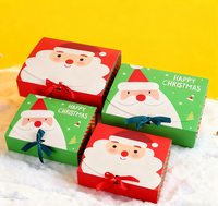 Bijoux cosmétiques de luxe présentoir de bonbons emballage fait main boulangerie nougat noix décoration de vacances boîte-cadeau de noël