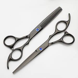 Ciseaux professionnels pour la coupe des cheveux, en acier inoxydable, à long manche, 62G, ciseaux plats pour usage en salon de coiffure, fabriqués à Zhangjiagang - Product Image 1