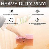 Nouveau design de tapis de bureau en PVC transparent Tapis de table transparent en PVC résistant à la chaleur