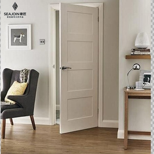 Puertas de Madera de Nogal Personalizadas de Fábrica con Tablero de Melamina, Puertas Corredizas para Renovación del <span class=keywords><strong>Hogar</strong></span>, Gran Cantidad - Product Image 5