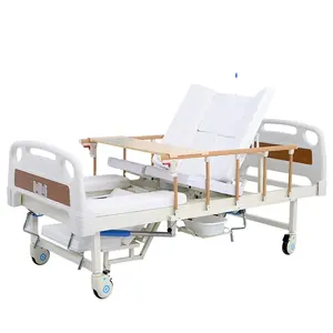 En iyi satış ve yüksek kaliteli tıbbi manuel yatak çok fonksiyonlu hasta mobilya hastane manuel yataklar