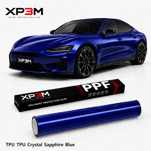 Film de protection de peinture automobile XP3M Crystal Sapphire Blue TPU PPF 7,5 mil auto-réparant anti-rayures anti-jaunissement à base de TPU Covestro - Product Image 1