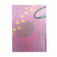 Carpeta de Archivo en Forma de L de Plástico PP A4 Personalizada con Impresión a Todo Color, Producto de Archivo de Alta Calidad