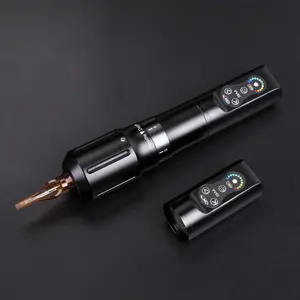 CNC più recente Kit di macchina professionale tatuaggio Wireless 2000 mAh due batterie per l'artista utilizzare cartuccia universale