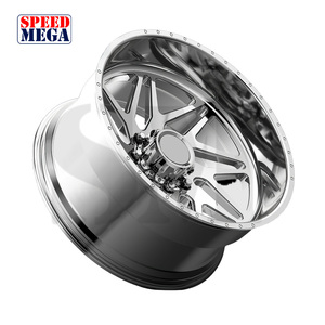Custom Deep Lip Forged truck <b>Wheel</b> 22x12 24x14 26x16 28x16 Polished Alloy Rim for Ford F150 RAM GMC Silverado Pickup Trucks - Product Image 3