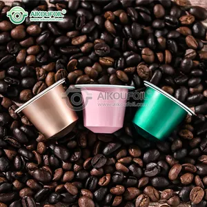 Capsules de café en aluminium vides mini capsule de café en aluminium capsules de café vides