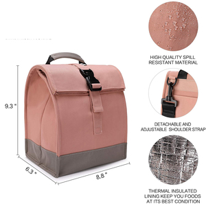 <span class=keywords><strong>Sac</strong></span> isotherme imperméable pour le déjeuner, avec bandoulière, pour homme et femme, pour le travail, les pique-niques, le camping, les voyages - Product Image 2
