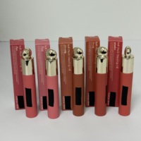 Brillo Labial Líquido de Alta Calidad en 5 Colores, Larga Duración, Acabado Natural Suave, Efecto Sedoso, Mate Suave, 3ml
