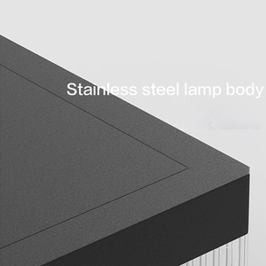 Lampes <span class=keywords><strong>de</strong></span> poteau <span class=keywords><strong>de</strong></span> jardin LED IP55 pour extérieur, étanches, en acier inoxydable et acrylique, pour piliers et portails extérieurs - Product Image 4