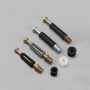 Furniture Hardware <b>Cabinet</b> Fitting Plastic Accessories Mini Fixing Connecting Rod Bolts Zinc Plated Cam <b>Lock</b> Bolt Screw - Product Image 6