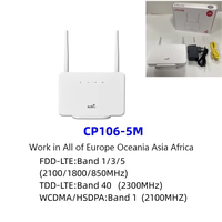 Router WiFi Easyboost CP106 4G CPE 802.11b/g/n dengan Slot Kartu SIM, Modem LTE untuk Eropa dan Rusia, Internet Cepat dan Stabil untuk Penggunaan di Rumah dan Kantor