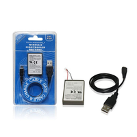 Batterie rechargeable 2000MAH 3.7V pour manette PS4, câble USB, chargeur, accessoires