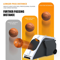 ZK 2026 Nouvelle machine de tir au basketball portable en acier, pliable, légère, avec rebond automatique, équipement d'entraînement intérieur/extérieur