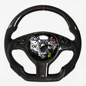 Dhsmt Original Real Carbon Fiber Racing Steering Wheel 3 Series E46 5 E60 M3 M5-Custom Sport 30mm Spokes - Product Image 2