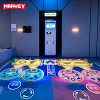 MARWEY Système Avancé de Salle d'Expériences Interactives Intérieures pour Enfants, Machine de Jeu Corporel Interactive à Détection de Mouvement