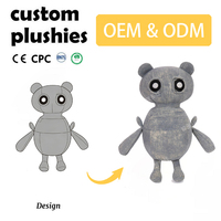 Peluche personnalisée sur mesure, design personnalisé, animaux super doux, pour la maison, le bureau, mignons animaux en peluche de dessin animé, dossier en peluche