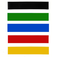 Logo personnalisé Équipement de fitness yoga Boucles d'exercice Bandes élastiques Ensembles de bandes de résistance pour l'entraînement