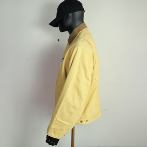 Neohope Custom Duck Canvas Cropped Zip up Workwear <strong>Jacket</strong> Boxy Twill Trucker-style Vintage Lined <strong>Carpenter</strong> Worker <strong>Jackets</strong> - Product Image 4