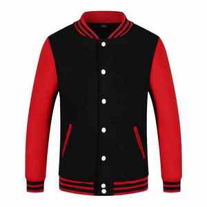 Veste de baseball pour hommes de qualité supérieure uniforme de sport universitaire en coton brodé personnalisé veste d'automne tricotée avec impression numérique - Product Image 4