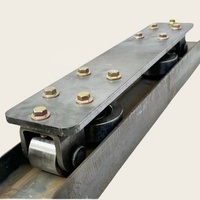 Poulies industrielles à vente chaude, poulies robustes, roues de guidage, roues coulissantes, poulies de levage pour poutres en H, poutres en I, acier en U