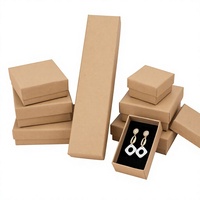 Boîte à bijoux pliable en carton personnalisée pour emballage de bijoux, avec logo, pour bagues, colliers et bracelets, blanche et noire, vente en gros