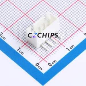 BX-XH2.54-4PWZ Wire-to-Board Pin Header Bent Lead Through Hole,P=2.54mm Connector 1x4P 2.5mm Right Angle Insert XH - Product Image 1