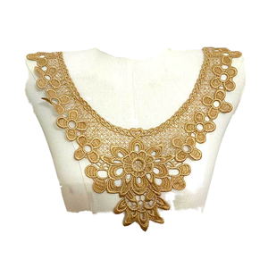 Apliques de Encaje Soluble en Agua, <span class=keywords><strong>Cuellos</strong></span> Falsos Bordados con Recortes 3D <span class=keywords><strong>para</strong></span> Blusas de Mujer - Product Image 1