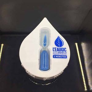 5分シャワー砂時計、アールデコデザインの水滴砂時計、中国の旧正月とクリスマス用 - Product Image 2