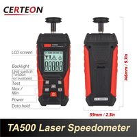 Appareil portable sans contact à double mode pour mesurer la vitesse de moteur et d'engin Tachymètre laser