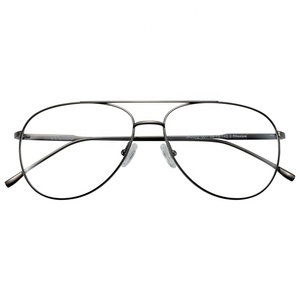 Monturas Ópticas de Titanio con <span class=keywords><strong>Lentes</strong></span> de Resina, Estilo Piloto <span class=keywords><strong>para</strong></span> <span class=keywords><strong>Caballero</strong></span>, Modelo 2023 - Product Image 1