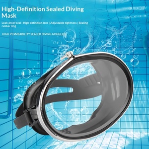 Masques professionnels en silicone anti-buée pour adultes, pour la natation et la pêche, hommes et femmes, vente en gros - Product Image 4