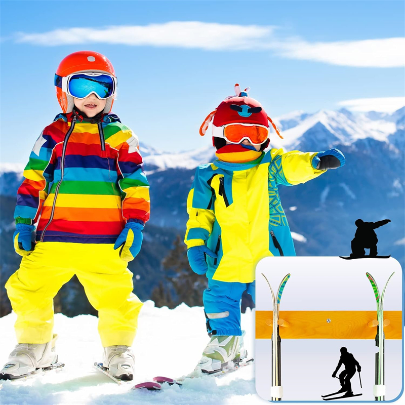 4 Paar Ski Houder Ski Stöcke QLS Wand Skihalterung Für 4 Paare - 90 Cm Holzhalterung Für Ski & Nordic Walking Stöcke Ski Aufbewahrung 4 Paar Ski Opslag 4 Paar Ski Houder Ski Stöcke QLS Wand Skihalterung Für 4 Paare - 90 Cm Holzhalterung Für Ski & Nordic Walking Stöcke Ski Aufbewahrung 4 Paar Ski Opslag