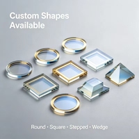 Z-cut High Precision Sapphire Optical Window Ra 0.2nm S/D 10/5 Custom Large Diameter 300mm for Laser & IR Sensor