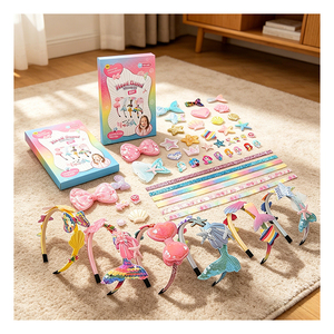 Kit <span class=keywords><strong>de</strong></span> création <span class=keywords><strong>de</strong></span> coiffures arc-en-ciel pour enfants, avec motifs <span class=keywords><strong>Licorne</strong></span>, Sirène, Fleur et paillettes, pour activités créatives, récompenses scolaires et loisirs créatifs - Product Image 3