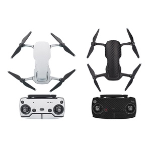 Sunnylife-pegatinas para Dron DJI <span class=keywords><strong>MAVIC</strong></span> AIR, calcomanías de batería, impermeables, de PVC, grano de carbono, piel gráfica, conjunto completo - Product Image 1