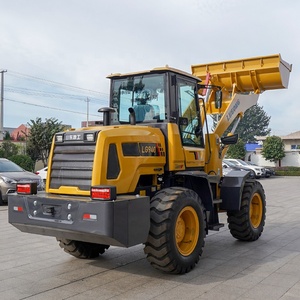 LUGONG LG940 2.5ton завод OEM шарнирный фермерский строительный CE фронтальный мини-колесный погрузчик для продажи - Product Image 3