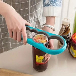Abridor de Frascos Mayorista de Fácil Agarre para Manos Débiles y Artritis, Desatascador Rápido de Tapas, Accesorio de Llavero para Cocina Diaria y Vino - Product Image 5